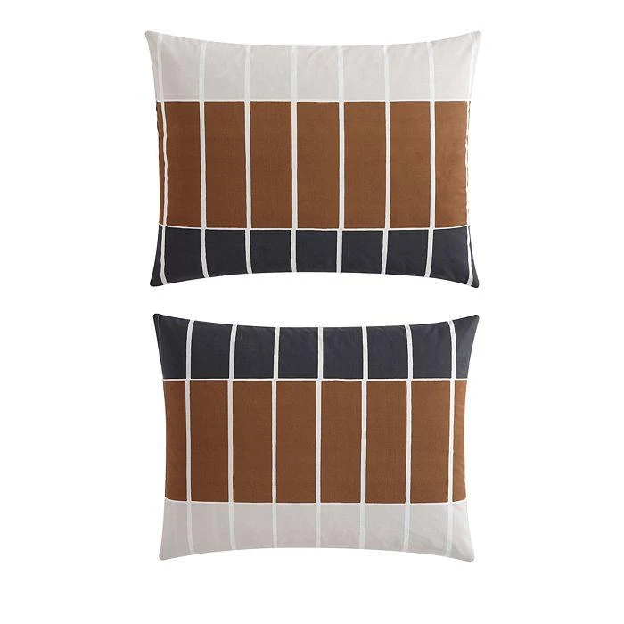 商品marimekko|Tiiliskivi Raita Cotton Duvet Cover Set, King,价格¥2766,第2张图片详细描述