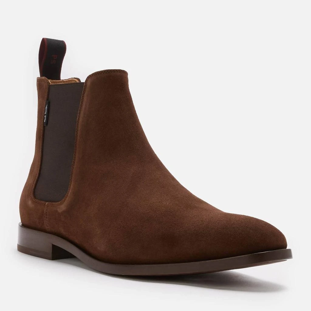 商品Paul Smith|PS PAUL SMITH MEN'S GERALD SUEDE CHELSEA BOOTS - DARK BROWN,价格¥1570,第3张图片详细描述