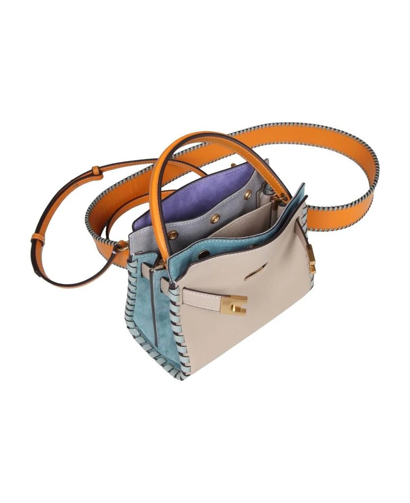 商品Tory Burch|Lee Radziwill Whipstitch Petite Double Bag,价格¥5721,第4张图片详细描述