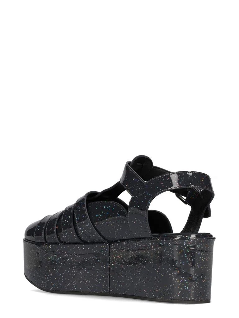 商品Loewe|60mm Patent Leather Wedge Sandals,价格¥3273,第4张图片详细描述