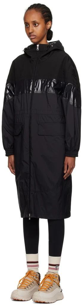 商品Moncler|黑色 Elorn 大衣,价格¥12564,第4张图片详细描述