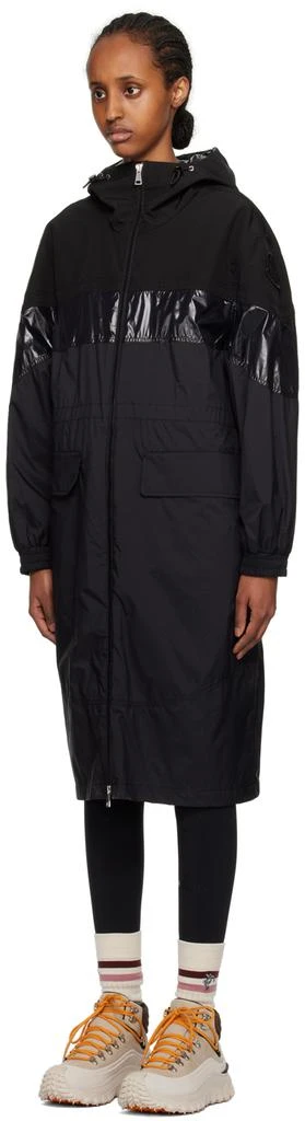 商品Moncler|黑色 Elorn 大衣,价格¥13251,第4张图片详细描述