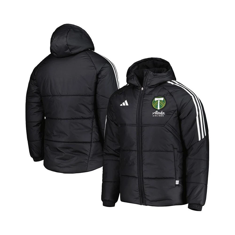 商品Adidas|Men's Black Portland Timbers Winter Raglan Full-Zip Hoodie Jacket,价格¥1244,第1张图片