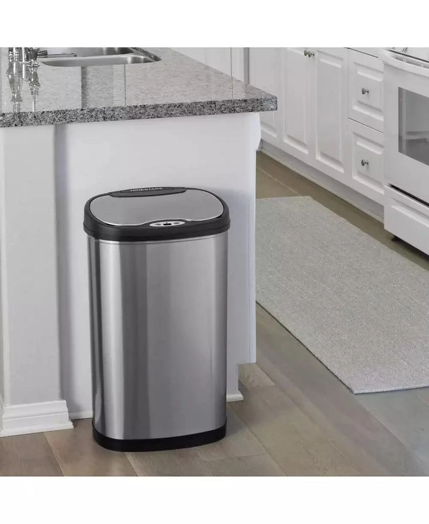 商品NINE STARS GROUP USA INC|Rectangular Motion Sensor Trash Can, 13.2 Gallon,价格¥784,第5张图片详细描述