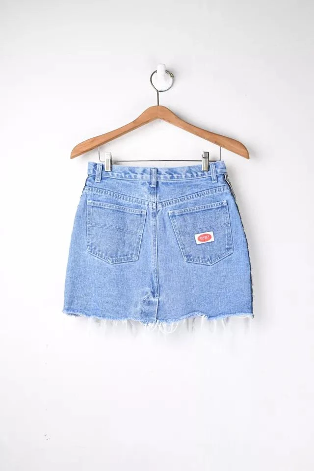 商品Urban Outfitters|Vintage Y2k Revolt Striped Mid Wash Denim Mini Skirt,价格¥598,第3张图片详细描述