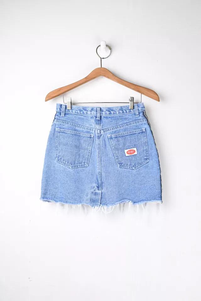 商品Urban Outfitters|Vintage Y2k Revolt Striped Mid Wash Denim Mini Skirt,价格¥694,第5张图片详细描述