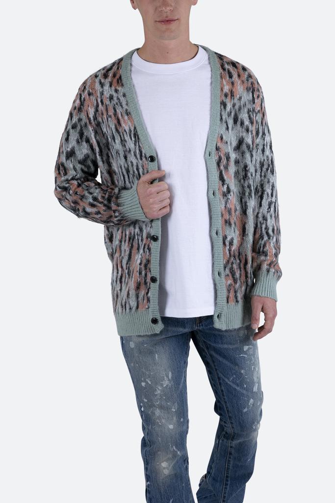 Leopard Cardigan Sweater - Multi商品第6张图片规格展示