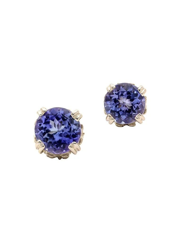 商品Stephen Dweck|Luxury Tanzanite 18K Gold Earrings,价格¥14508,第1张图片