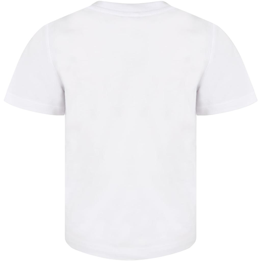 Stella McCartney Kids White T-shirt For Boy With Fox商品第2张图片规格展示