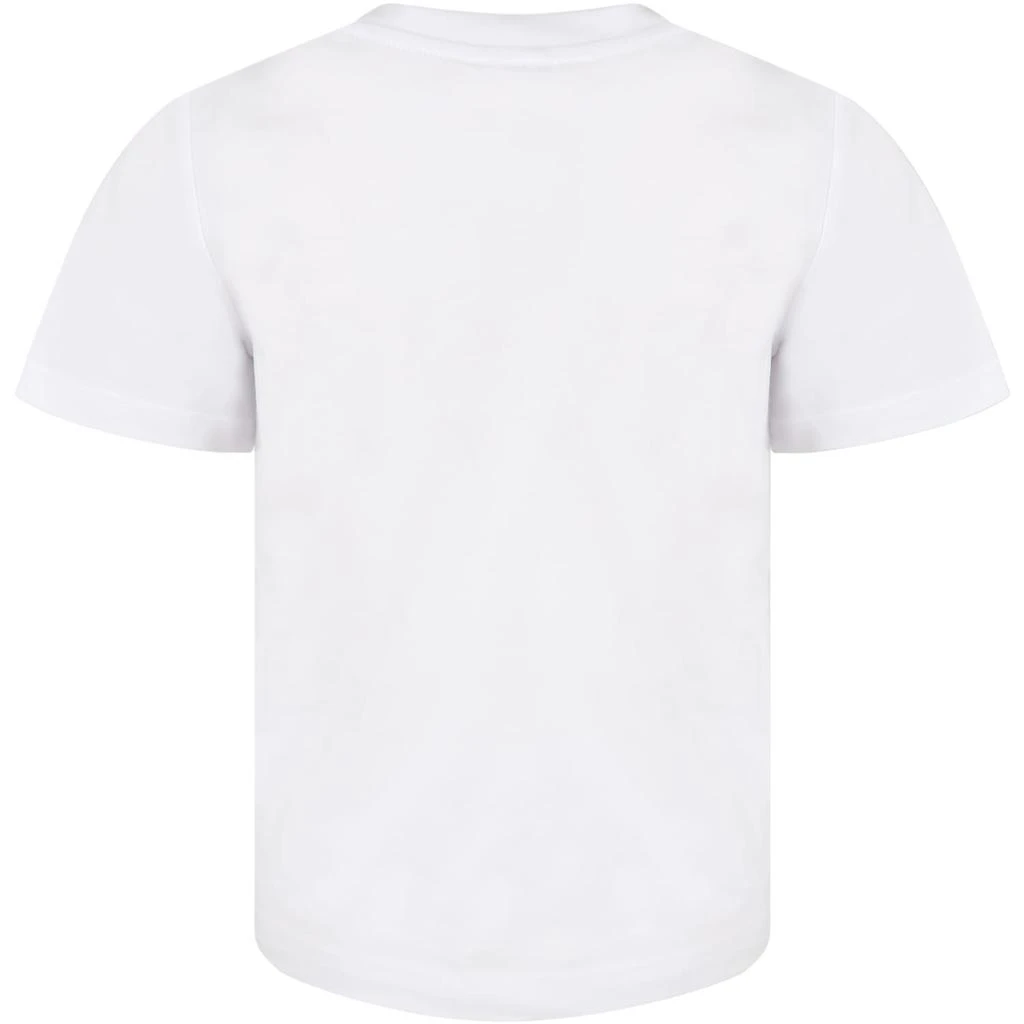 商品Stella McCartney|Stella McCartney Kids White T-shirt For Boy With Fox,价格¥766,第2张图片详细描述