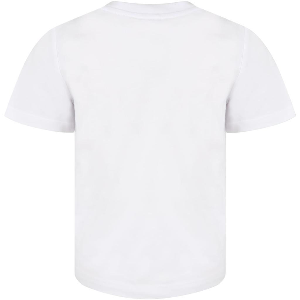 商品Stella McCartney|Stella McCartney Kids White T-shirt For Boy With Fox,价格¥677,第4张图片详细描述