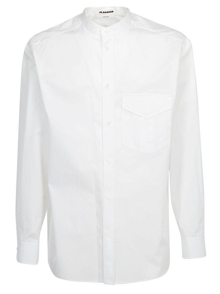 Jil Sander Mandarin Collar Shirt商品第1张图片规格展示