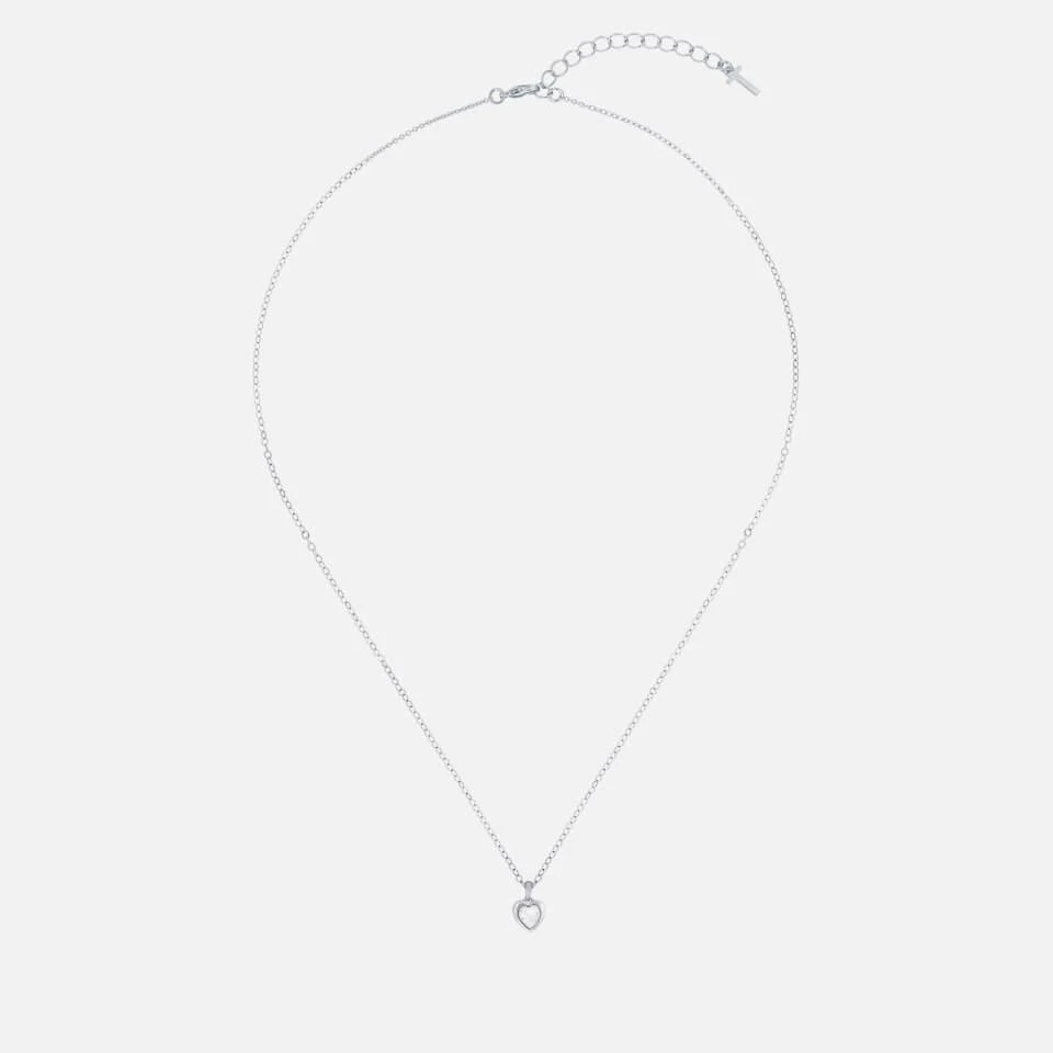 商品Ted Baker London|Ted Baker Hannela Silver-Plated Crystal Heart Pendant,价格¥276,第3张图片详细描述