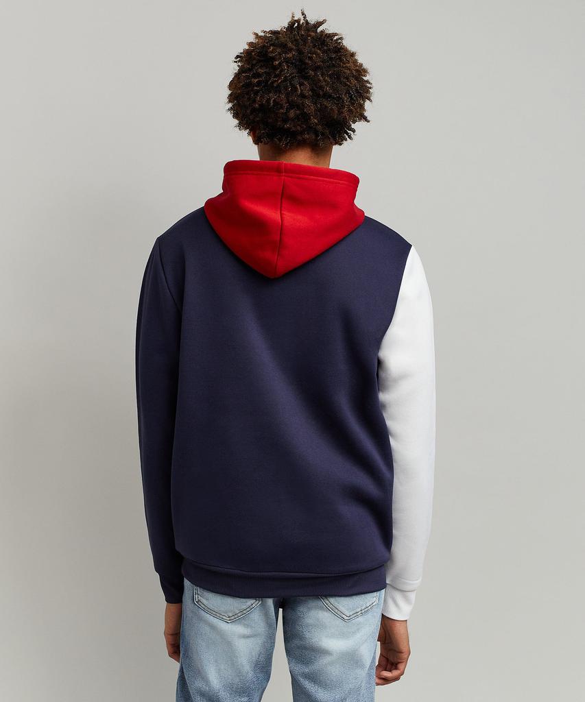 Lester Navy And Red Pouch Pocket Hoodie商品第8张图片规格展示