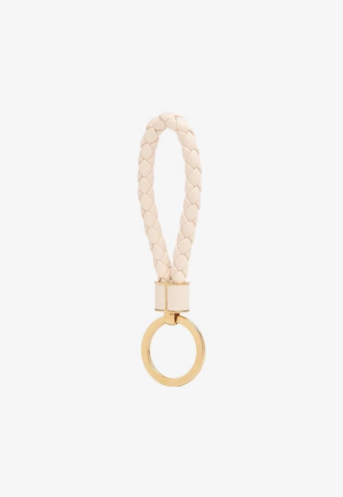 商品Bottega Veneta|Intrecciato Leather Key Ring,价格¥3454,第2张图片详细描述