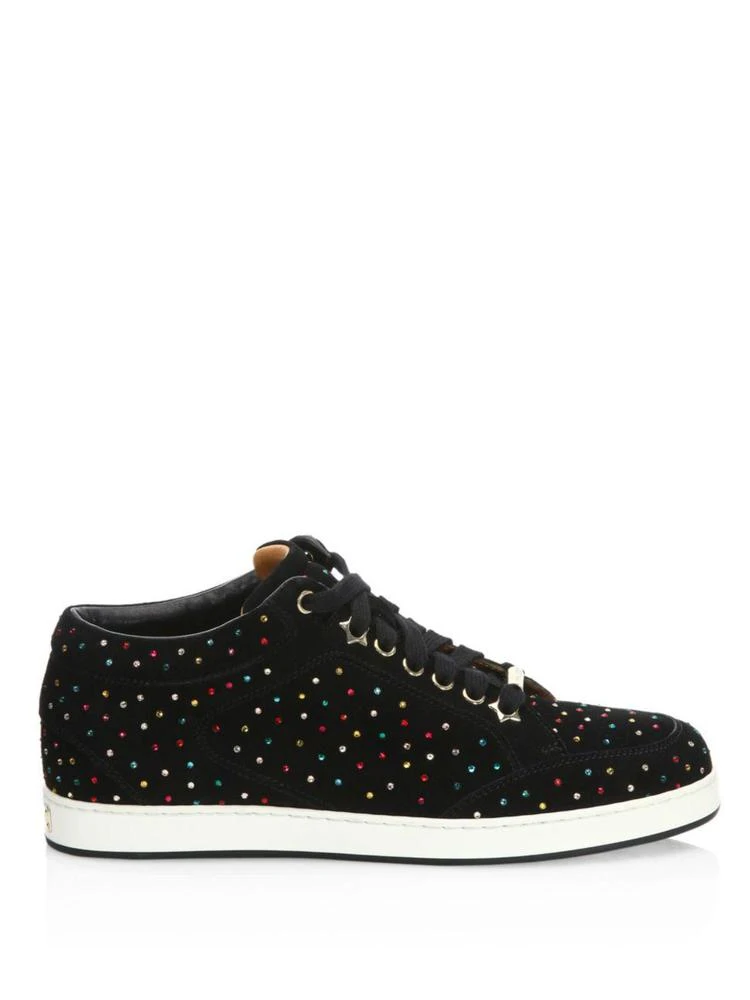 商品Jimmy Choo|Miami Scattered Suede Sneakers,价格¥2473,第5张图片详细描述