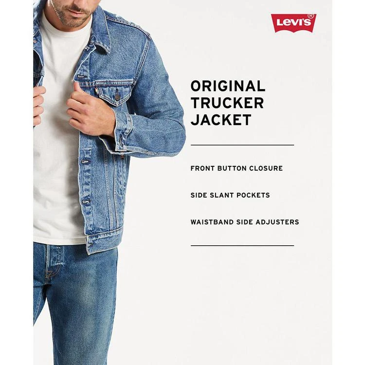 商品Levi's|® Men's Big & Tall Denim Trucker Jacket,价格¥736,第4张图片详细描述