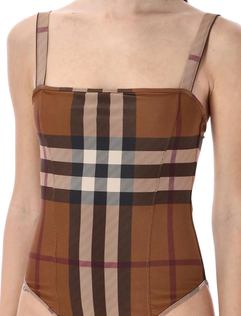 商品Burberry|Burberry Check-Printed One-Piece Stretch Swimsuit,价格¥2362,第5张图片详细描述