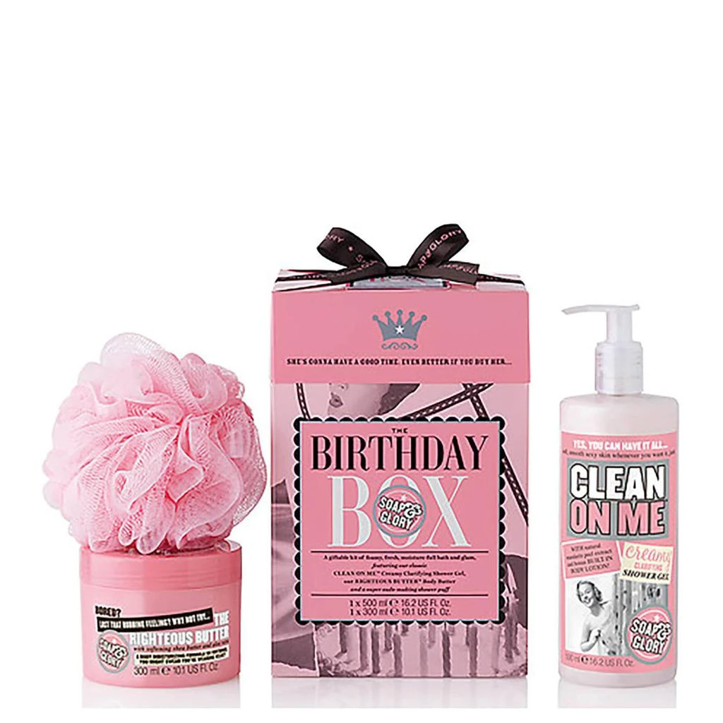 商品Soap And Glory|The Birthday Box 洗护套装 (沐浴露&身体乳),价格¥161,第1张图片