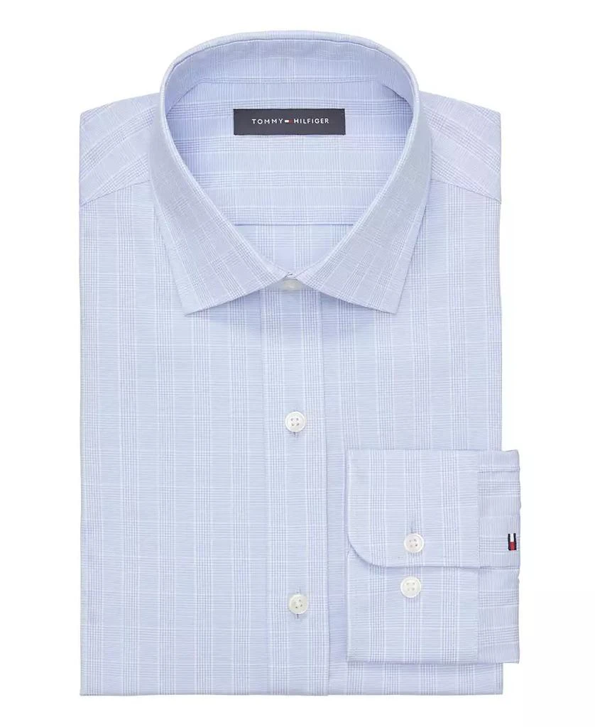 商品Tommy Hilfiger|Men's TH Flex Essentials Wrinkle Free Stretch Regular-Fit Dress Shirt,价格¥323,第3张图片详细描述