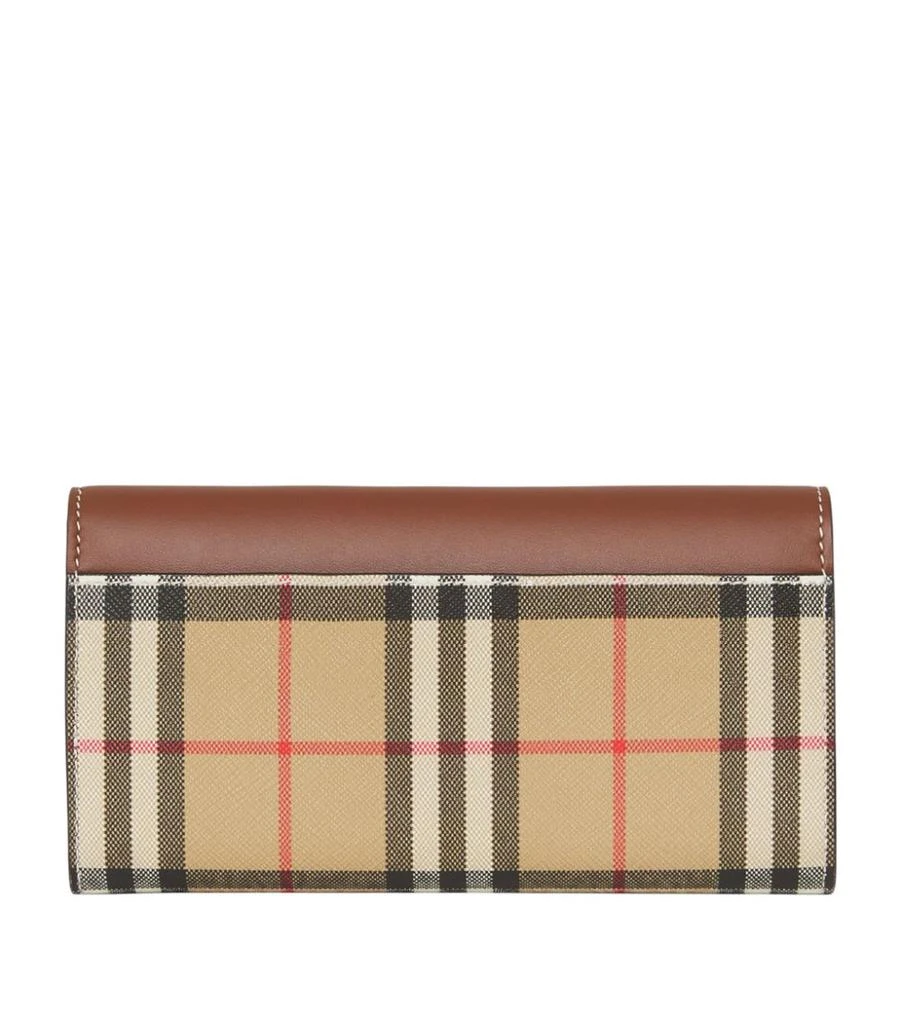 商品Burberry|Vintage Check Continental Wallet,价格¥4499,第2张图片详细描述