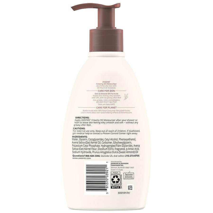 商品Aveeno|Non-Greasy Creamy Moisturizing Body Oil For Dry Skin,价格¥65,第6张图片详细描述