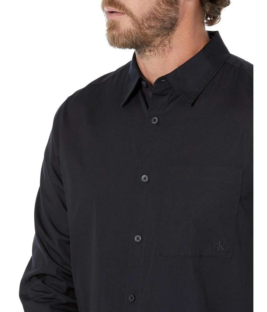 商品Calvin Klein|Long Sleeve Pocket Easy Shirt,价格¥236,第3张图片详细描述