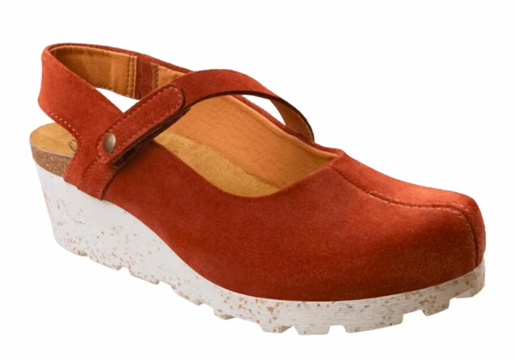 商品OTBT|Prog Mary Jane Wedge In Rust,价格¥683,第1张图片