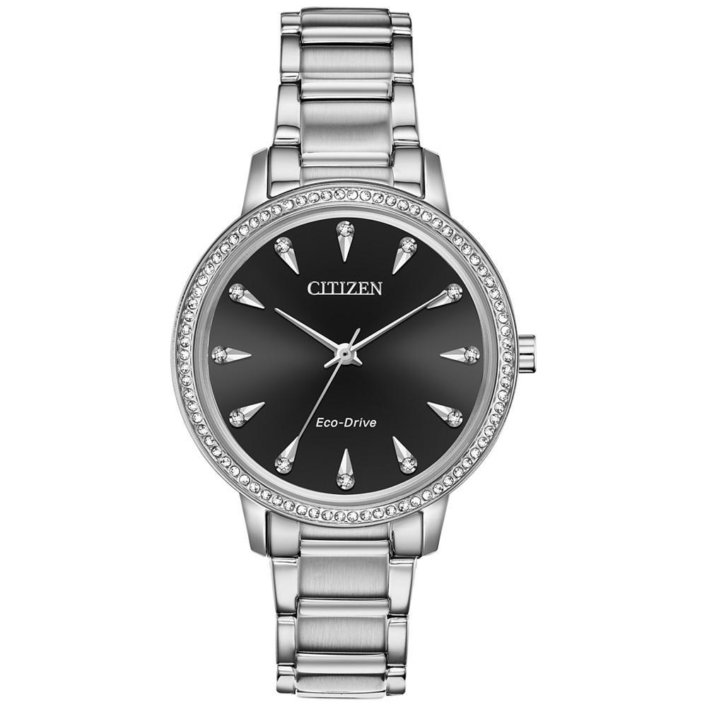 商品Citizen|Eco-Drive Women's Silhouette Stainless Steel Bracelet Watch 36mm,价格¥1769,第1张图片