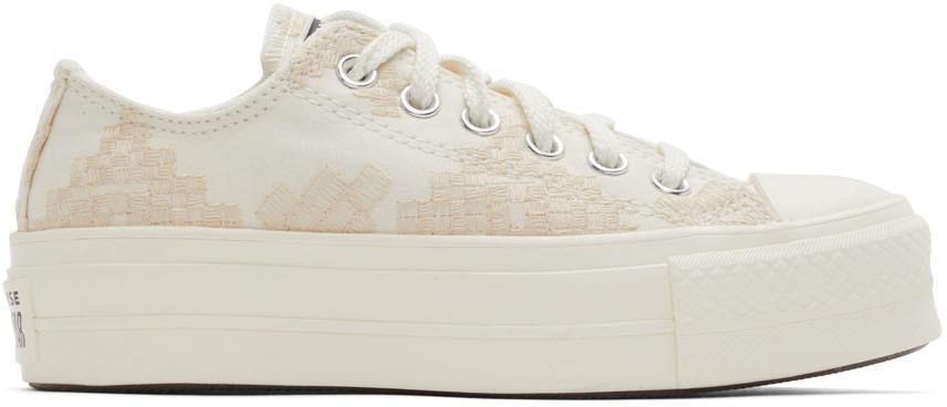商品Converse|Off-White Chuck Taylor All Star Lift Sneakers帆布鞋,价格¥132,第1张图片