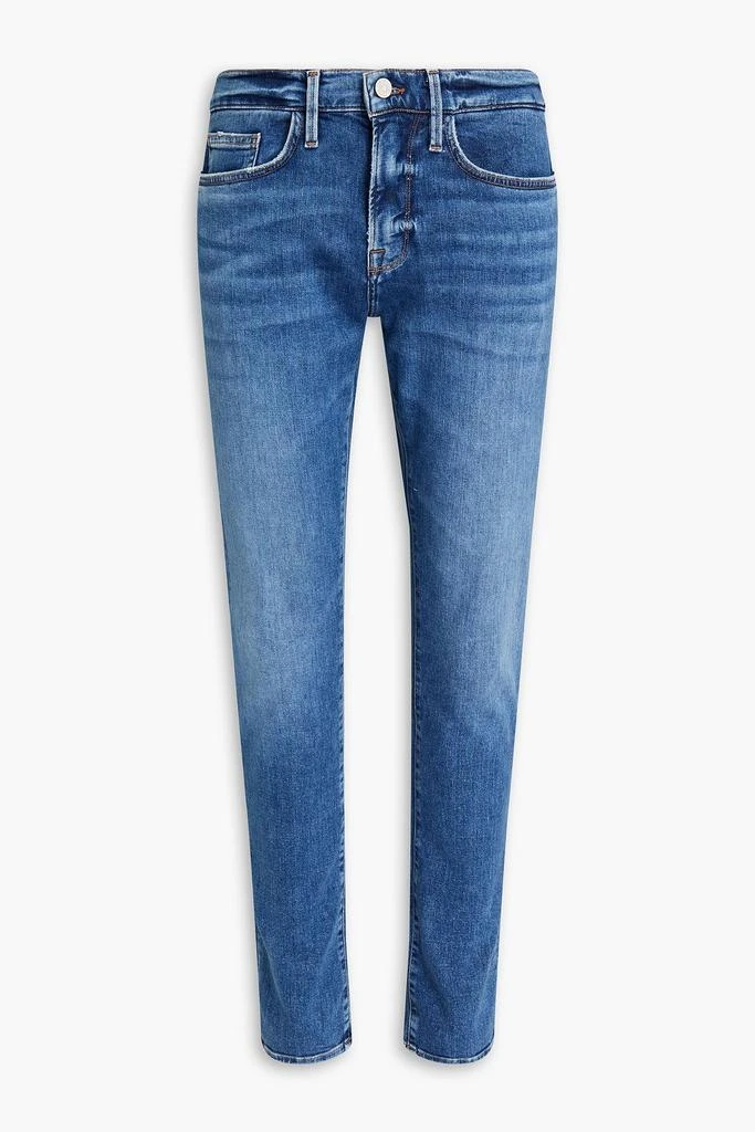 商品FRAME|L'Homme slim-fit whiskered denim jeans,价格¥501,第1张图片