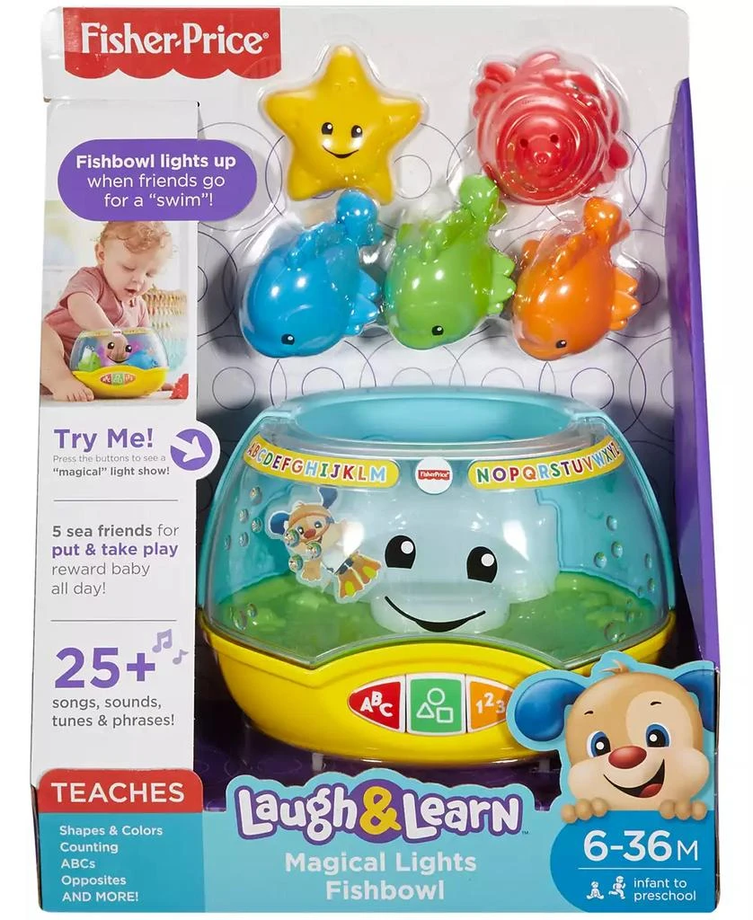 商品Fisher Price|Fisher-Price Laugh and Learn Magical Lights Fishbowl-Educational Toy,价格¥157,第4张图片详细描述