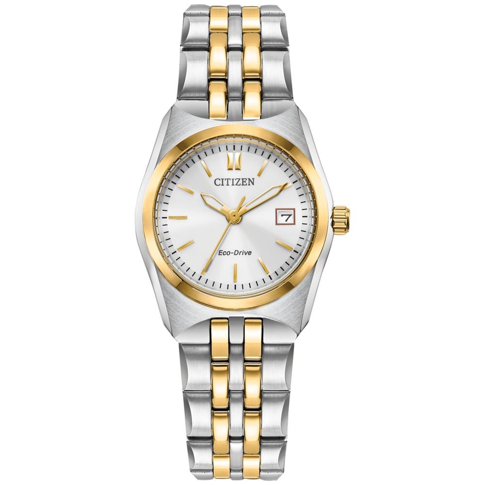 Eco-Drive Women's Corso Two-Tone Stainless Steel Bracelet Watch 28mm商品第1张图片规格展示