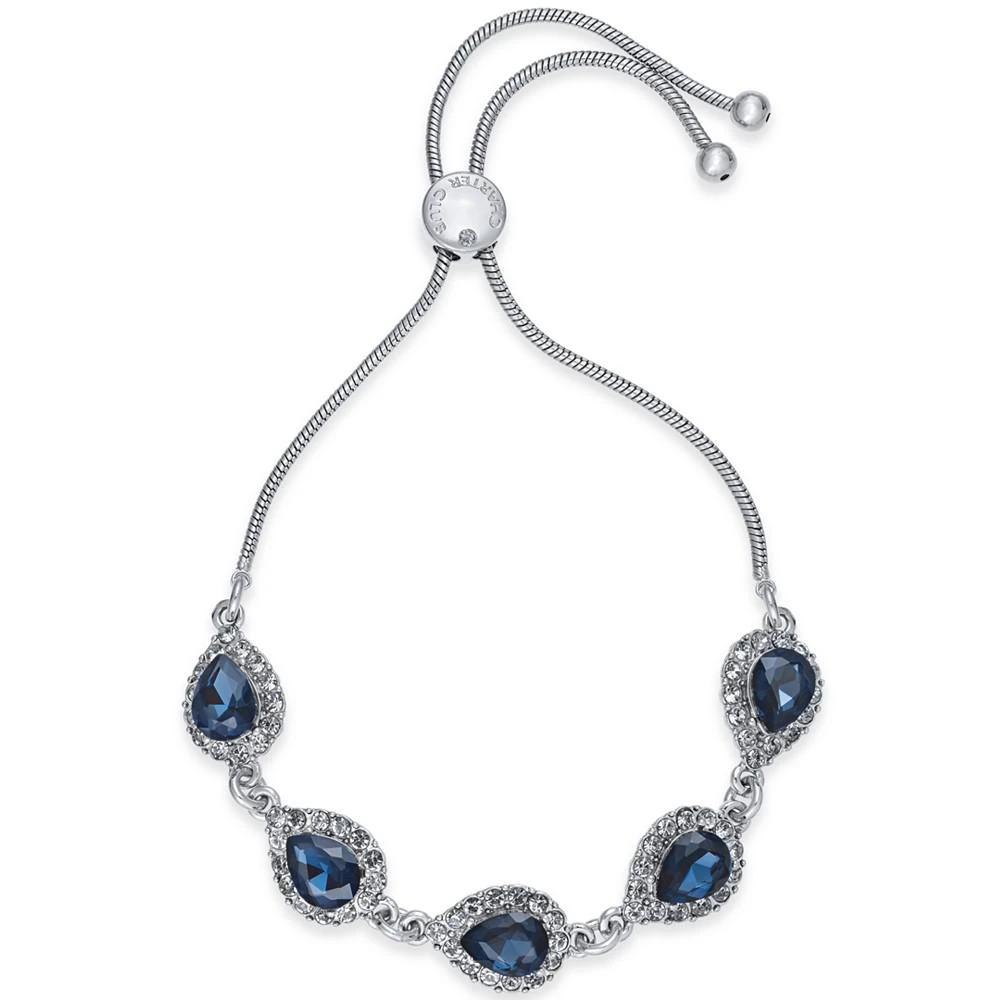商品Charter Club|Crystal & Stone Slider Bracelet, Created for Macy's,价格¥44,第1张图片