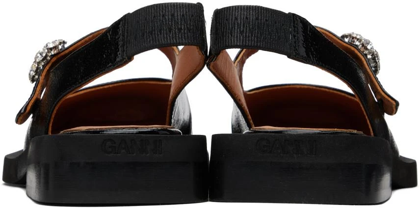 商品Ganni|Black Wide Loafers,价格¥1601,第2张图片详细描述