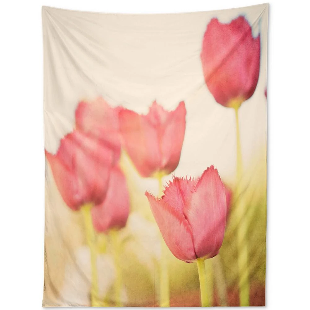 商品DENY Designs|Bree Madden Pink Tulips Tapestry,价格¥538,第1张图片