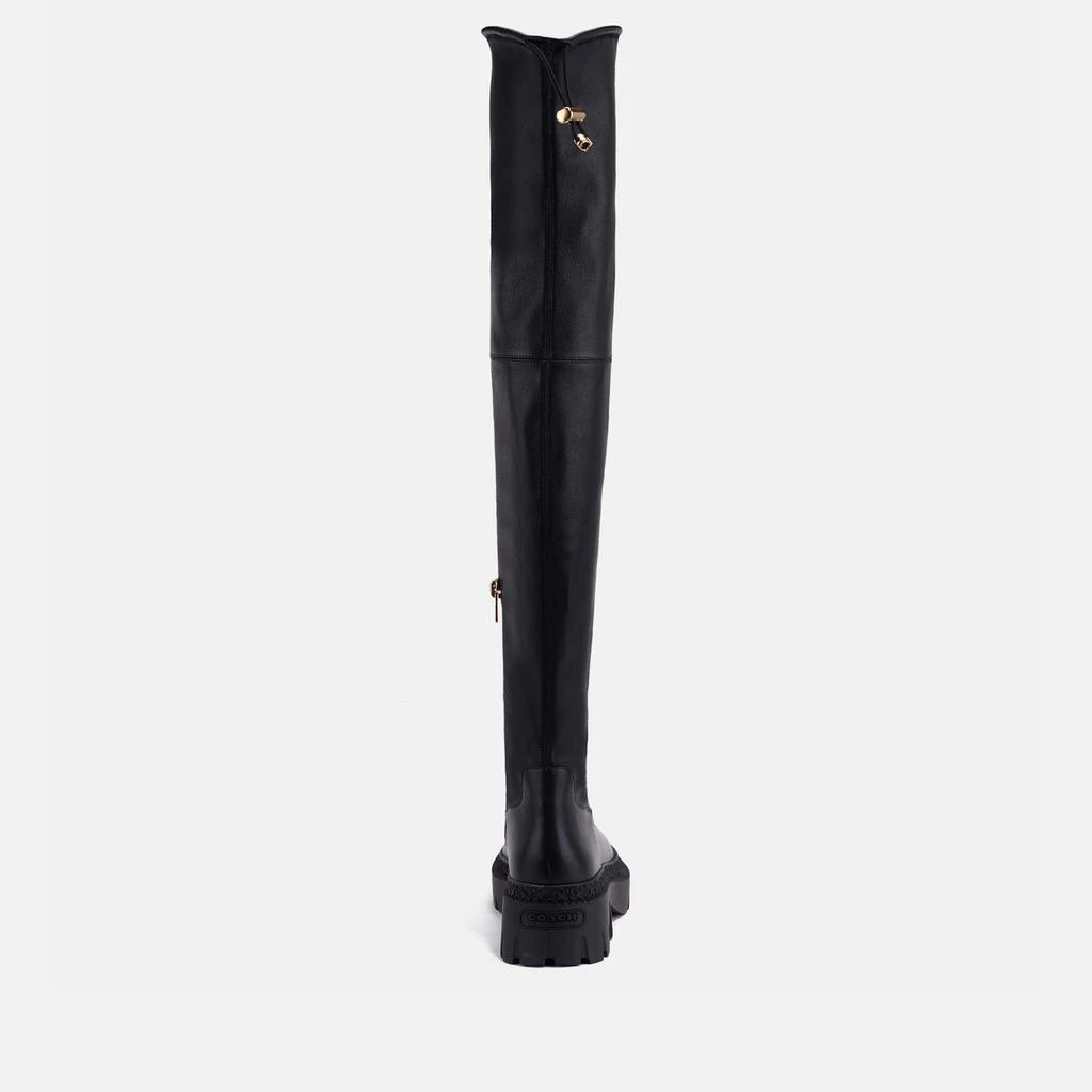 商品Coach|Coach Jolie Leather Thigh-High Boots,价格¥1580,第3张图片详细描述