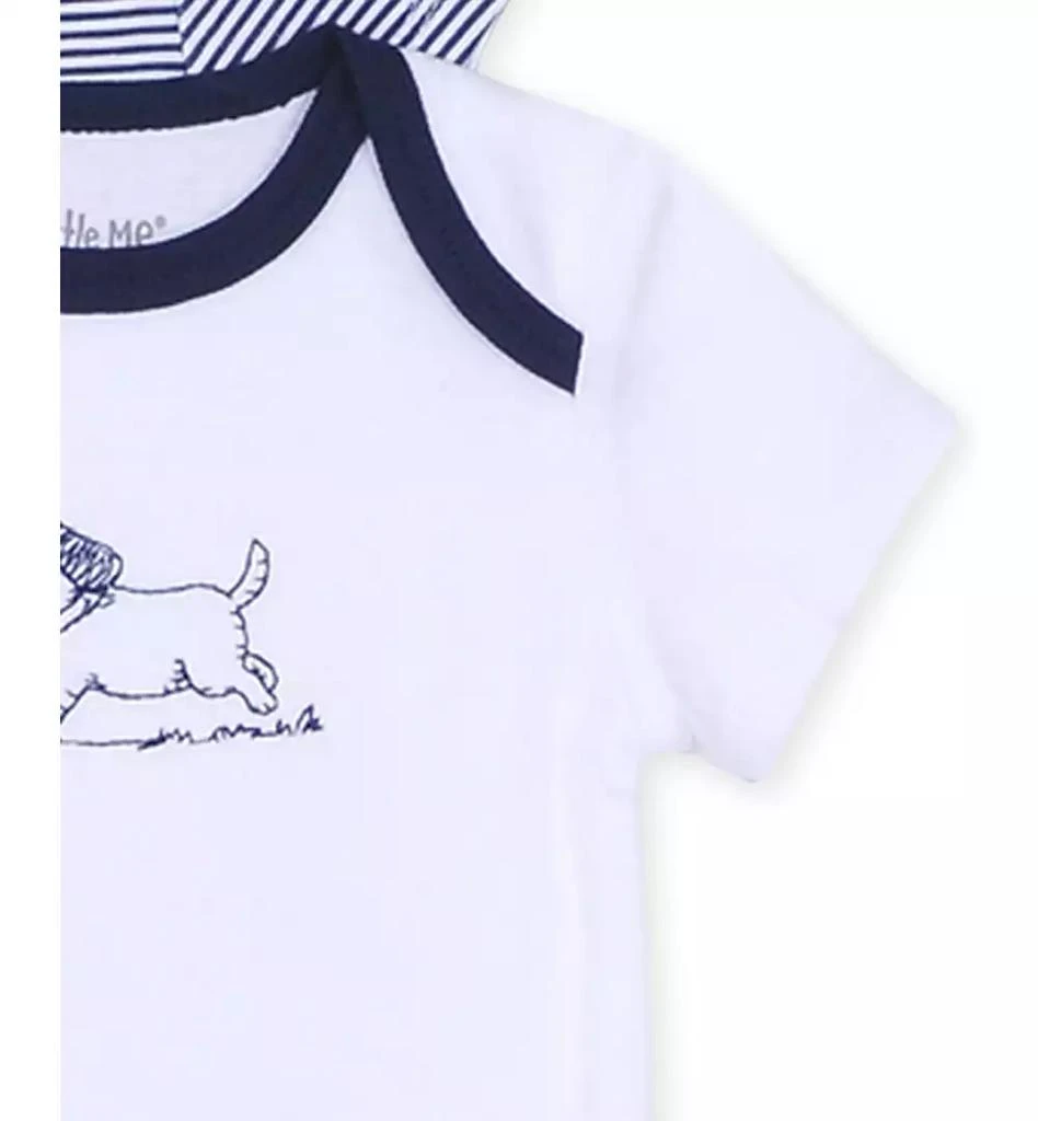 商品Little Me|Baby Boys Puppy Toile Bodysuits, Pack of 3,价格¥98,第2张图片详细描述