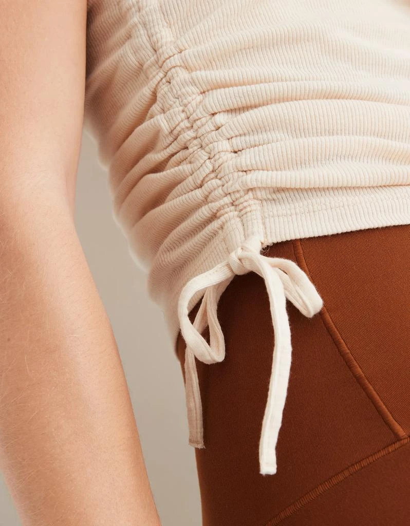商品Aerie|Aerie Ruched Cropped Tank Top,价格¥91,第3张图片详细描述