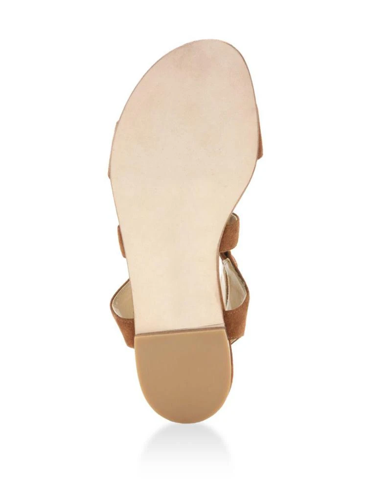 商品Stuart Weitzman|Roman Suede Flat Sandals,价格¥3336,第5张图片详细描述