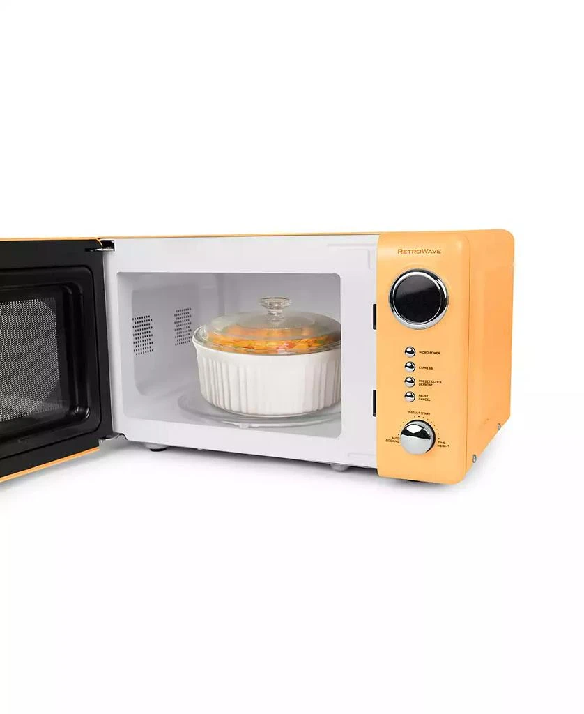 商品Nostalgia|Retro 0.7 Cubic Foot 700 Watt Countertop Microwave Oven,价格¥942,第4张图片详细描述