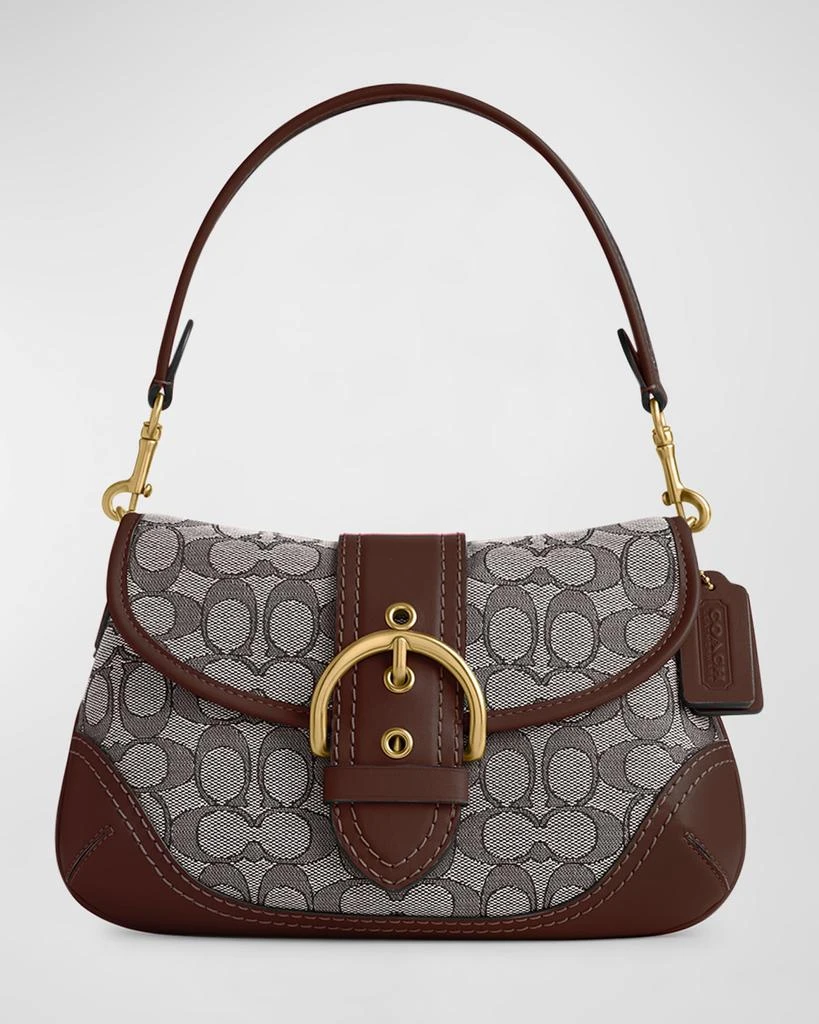 商品Coach|Soho Signature Jacquard Shoulder Bag,价格¥2733,第1张图片