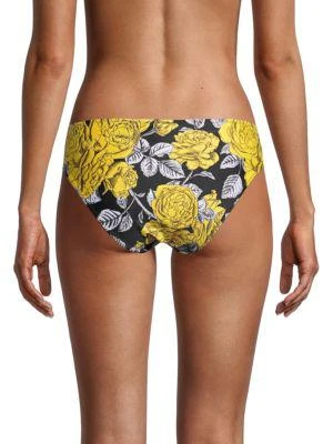 商品Ganni|Recycled Rose-Print Bikini Bottom,价格¥198,第2张图片详细描述
