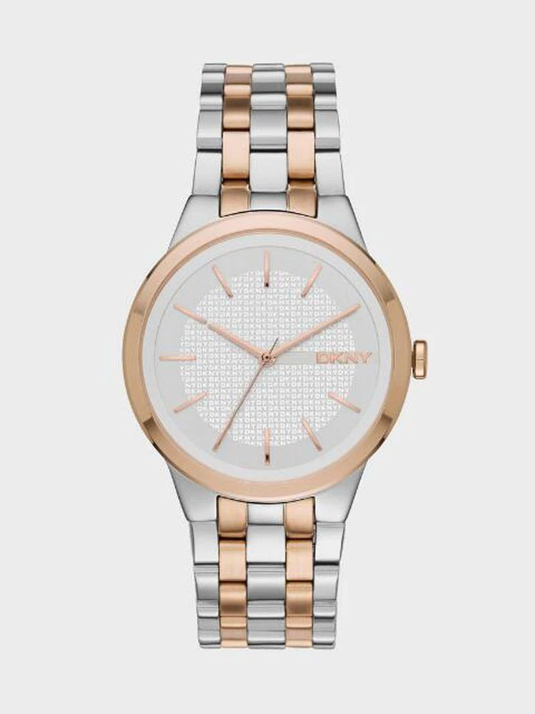 商品DKNY|Park Slope Two-Tone 3 Hand Watch,价格¥984,第1张图片