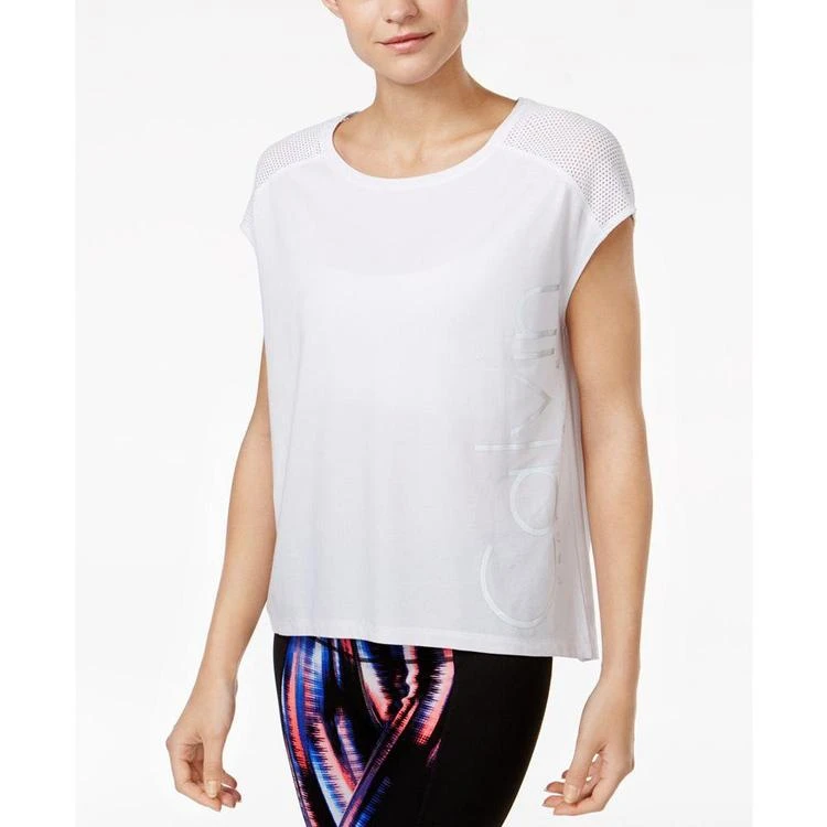 商品Calvin Klein|Performance Cropped Logo T-Shirt,价格¥116,第4张图片详细描述