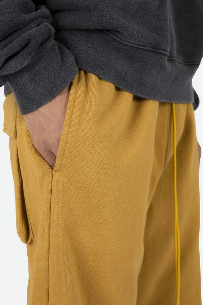 Flap Pocket Sweatshorts - Mustard 商品