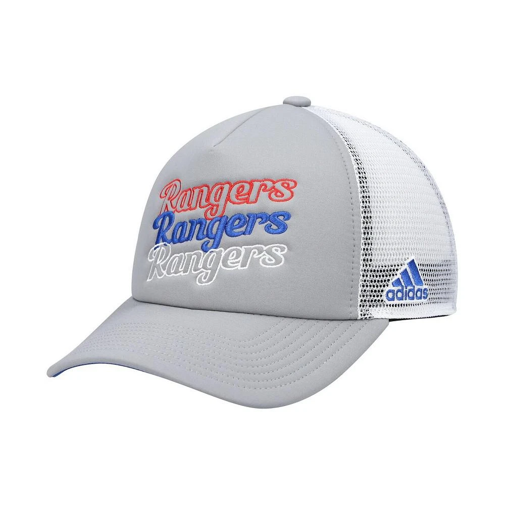 商品Adidas|Women's Gray, White New York Rangers Foam Trucker Snapback Hat,价格¥229,第2张图片详细描述