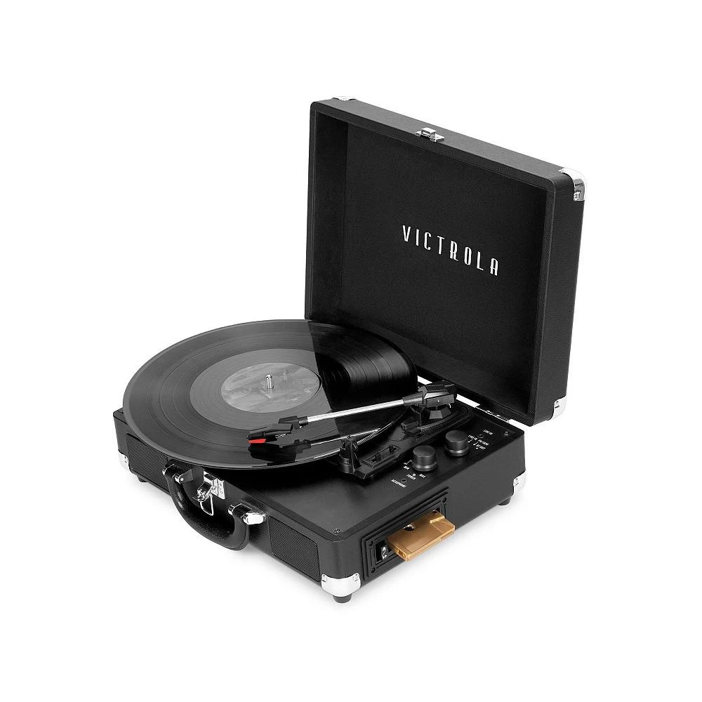 商品Victrola|Suitcase Record Player with 3-Speed Turntable,价格¥739,第1张图片