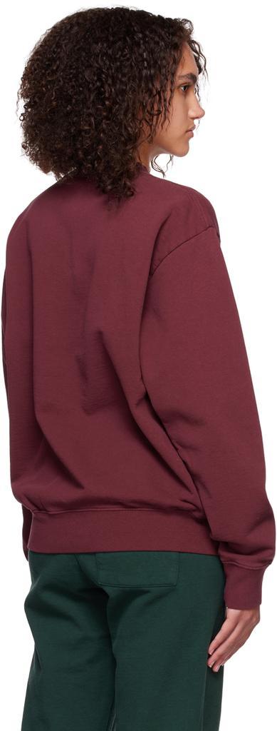 商品Sporty & Rich|Burgundy 'Wellness' Sweatshirt,价格¥744,第5张图片详细描述