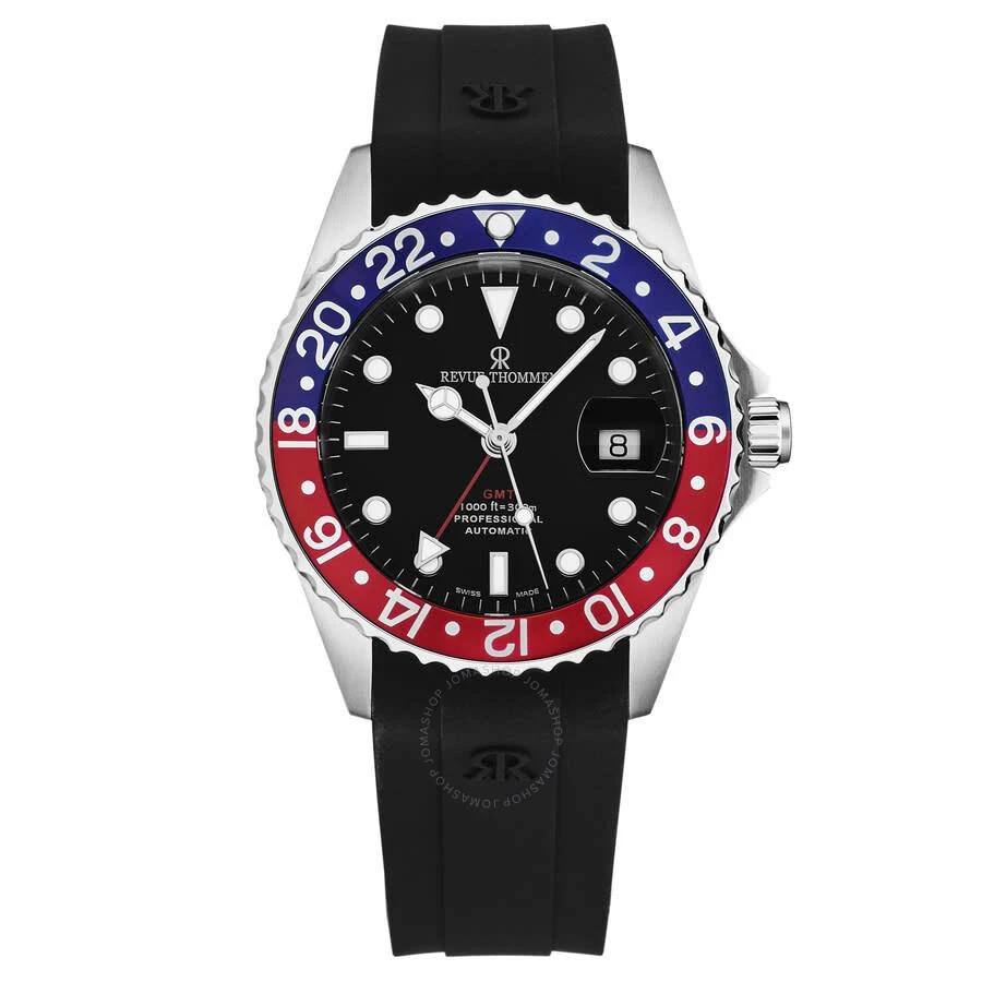 商品Revue Thommen|Diver Automatic Black Dial Pepsi Bezel Men's Watch 17572.2835,价格¥6309,第1张图片